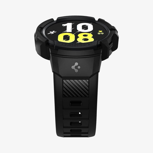 ACS06488 - Galaxy Watch 6 Classic (47mm) Case Rugged Armor Pro in black showing the front